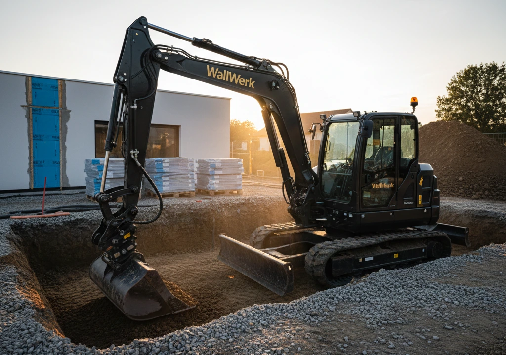 Baggerarbeiten im Westerwald – WallWerk Tiefbau Altenkirchen