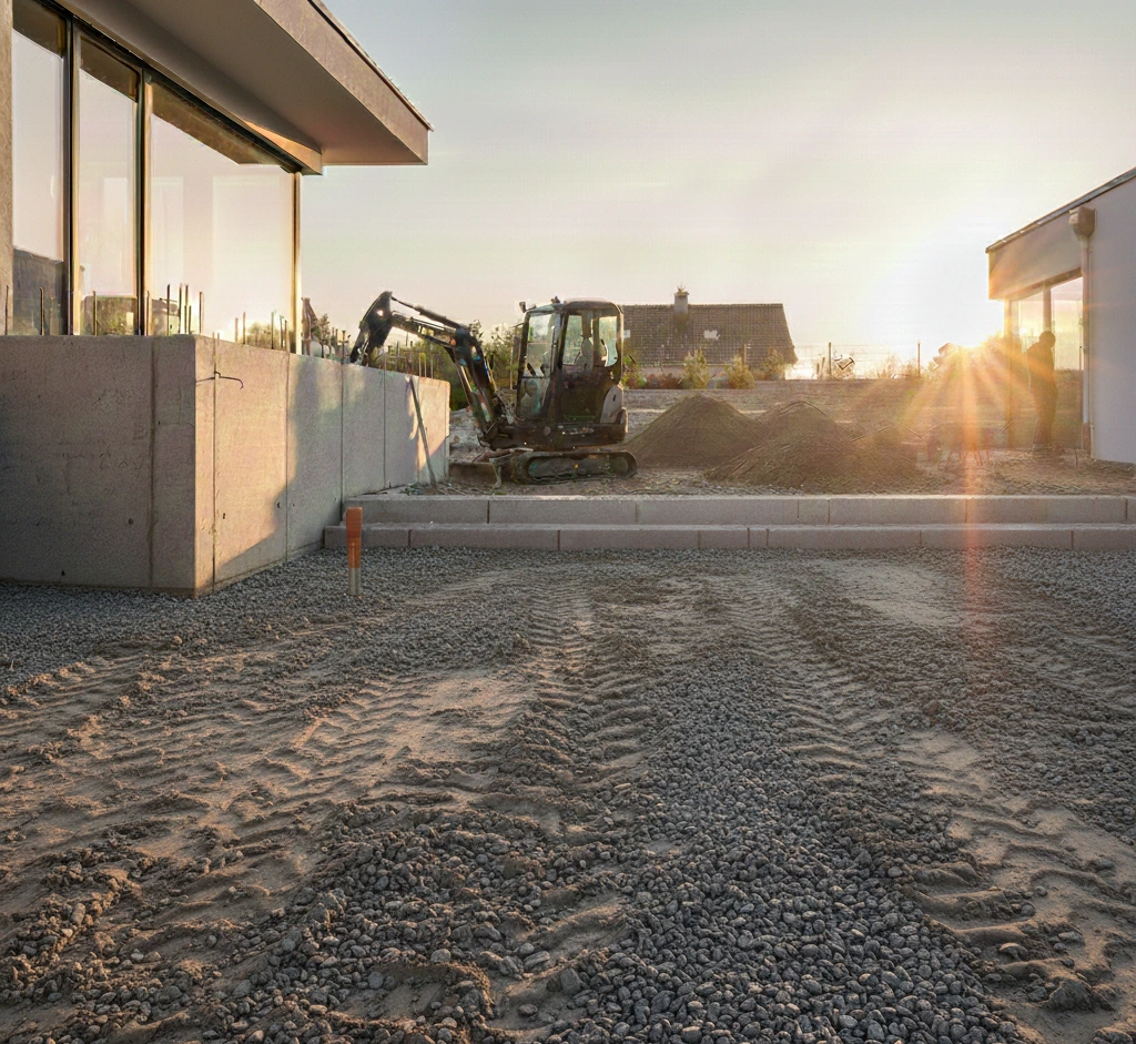 Baustellenfoto Galabau