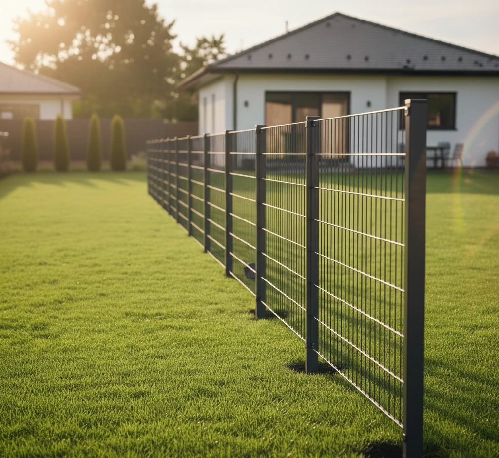Moderner Zaunbau